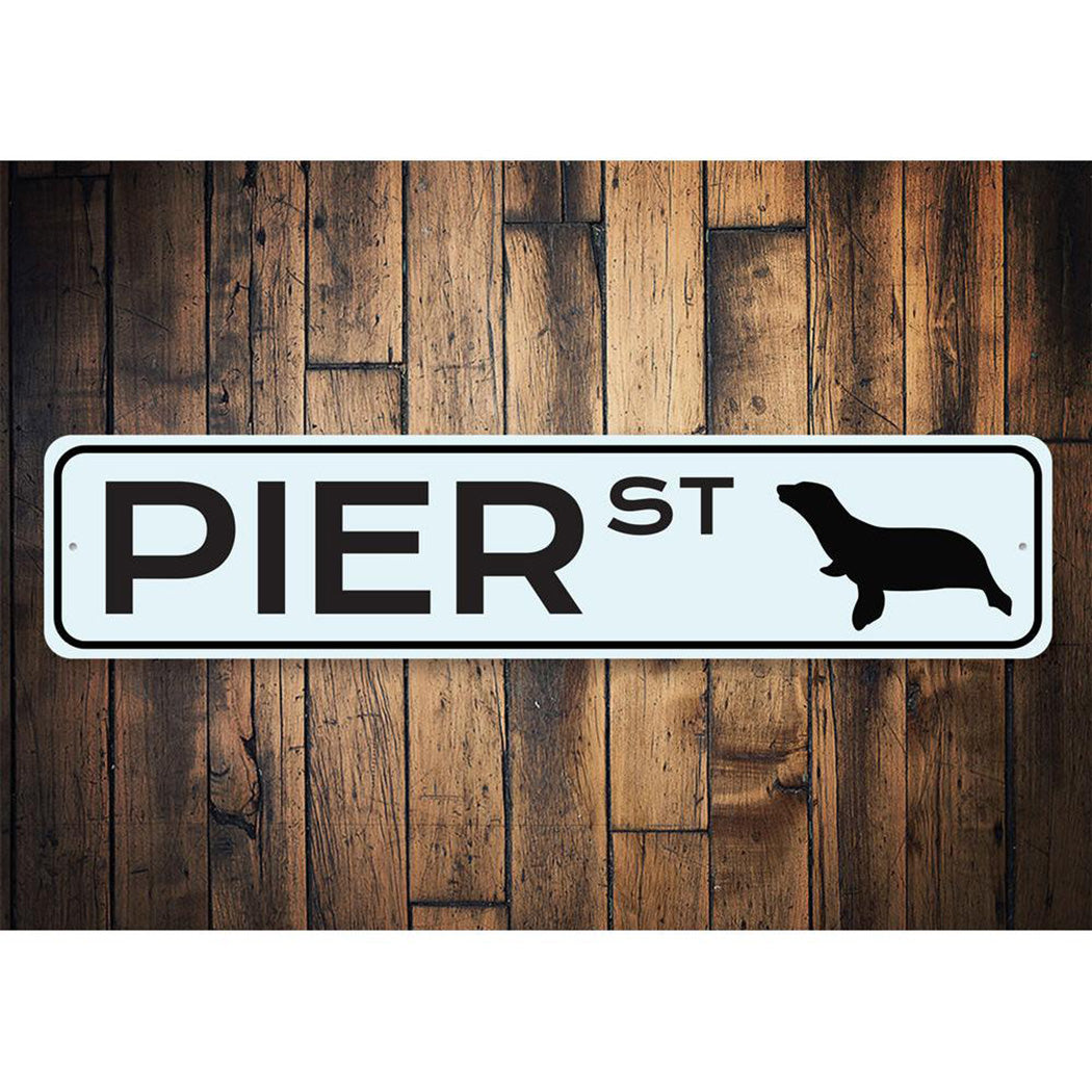Pier Street Sign