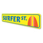 Surfer Street Sign