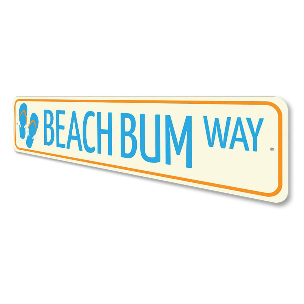 Beach Bum Way Sign
