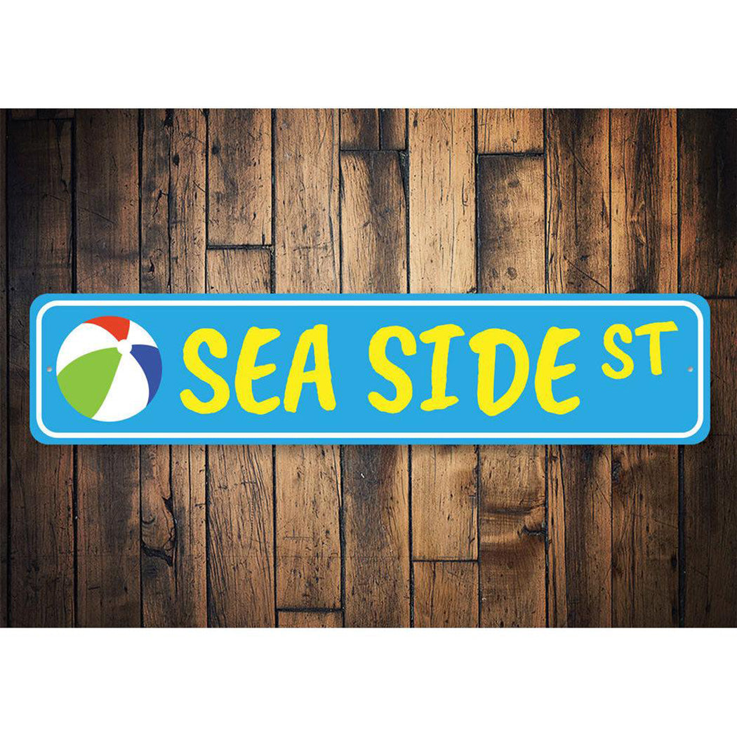 Seaside Street Sign