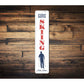 Skiing Vertical Sign