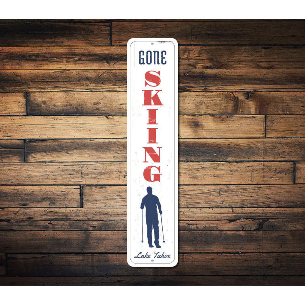 Skiing Vertical Sign