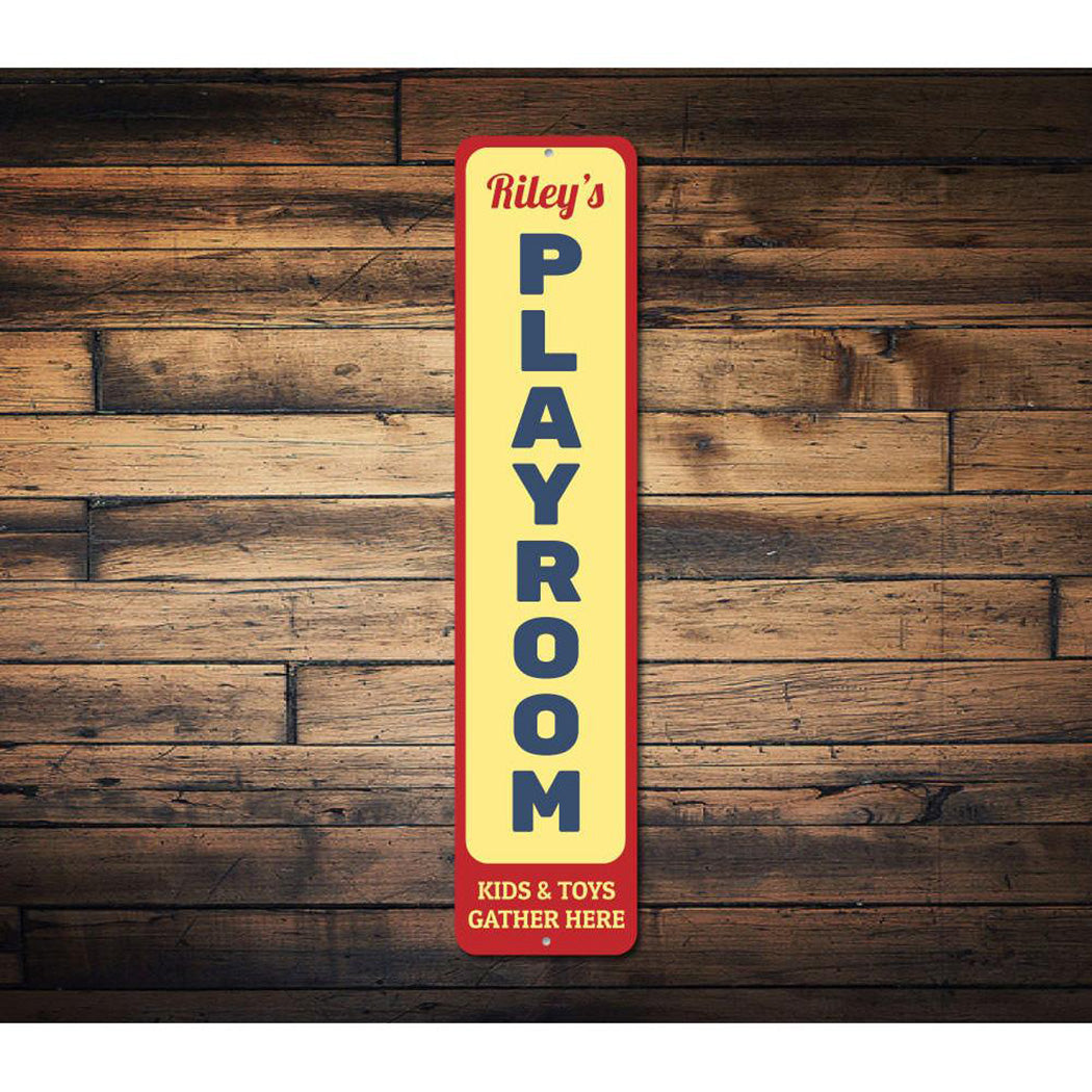 Playroom Vertical Sign