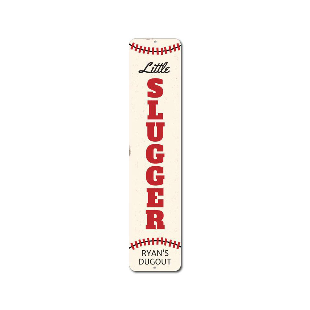 Little Slugger Metal Sign