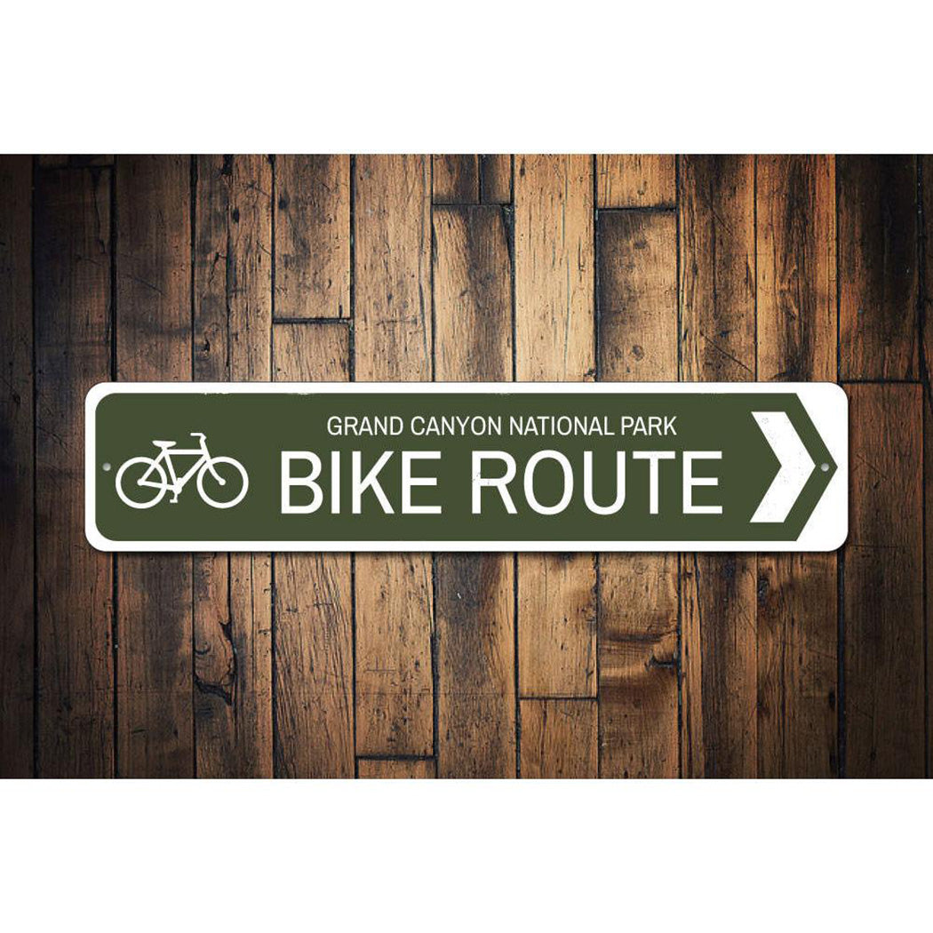 Bike Route Sign