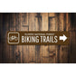 Biking Trails Sign