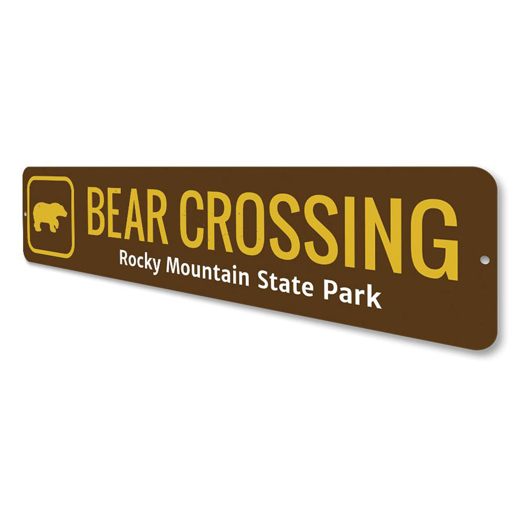 Bear Crossing Trail Sign