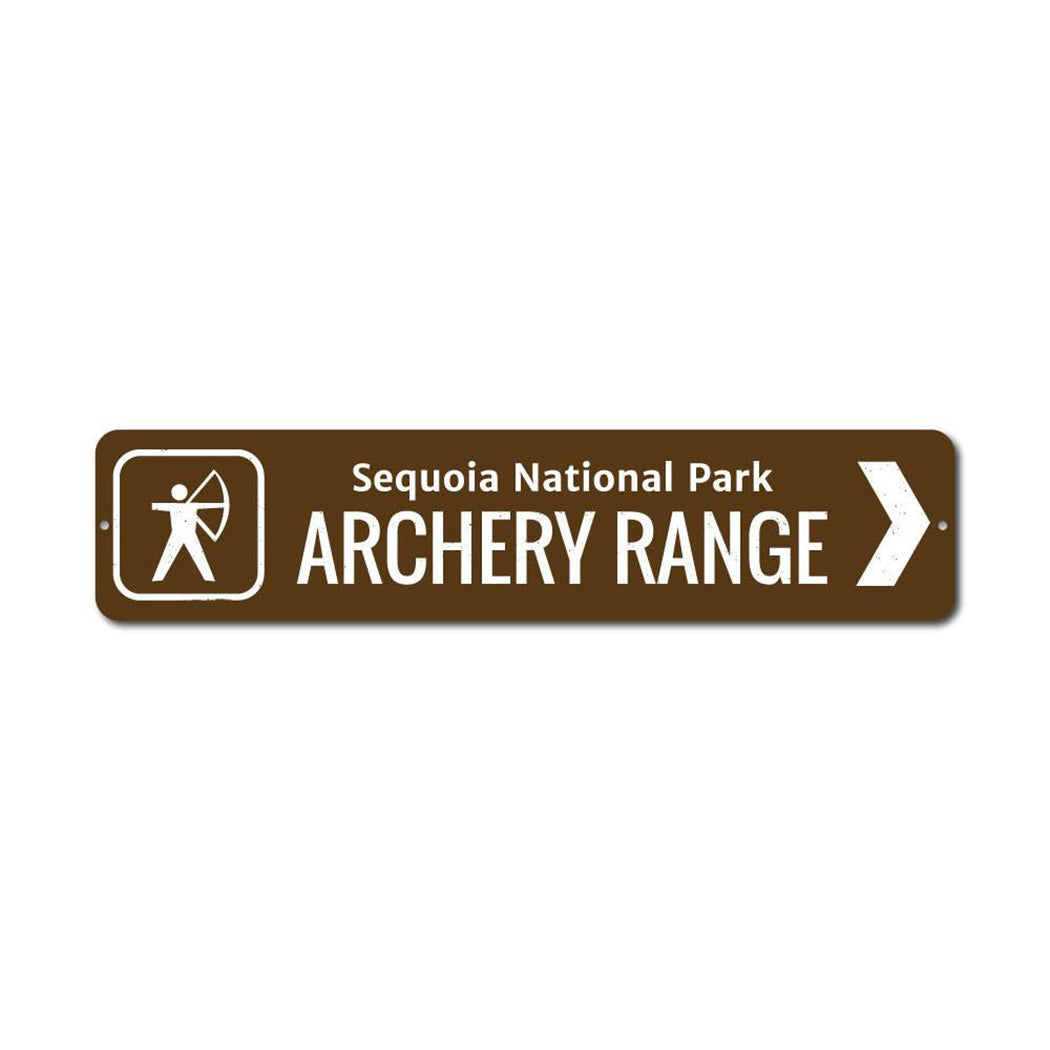 Archery Range Metal Sign
