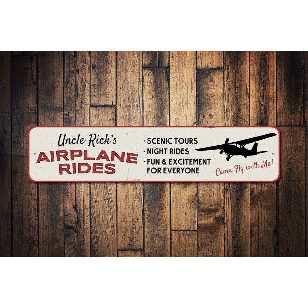 Airplane Rides Name Sign