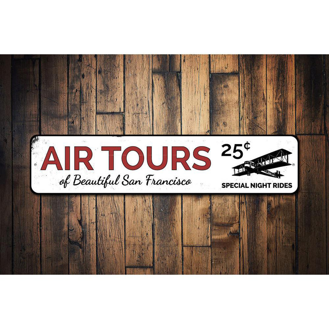 Air Tours Sign
