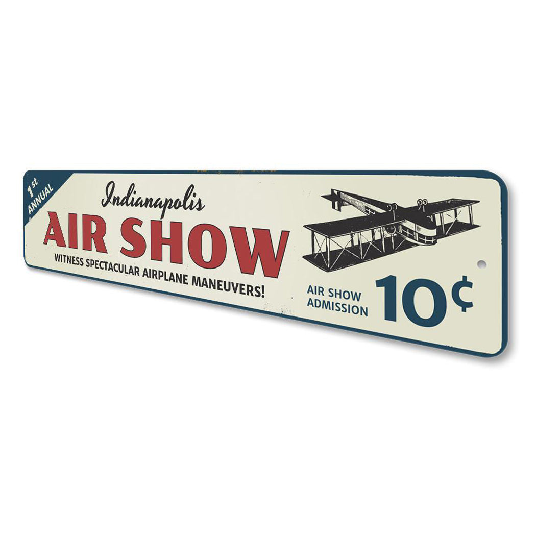 Air Show City Sign