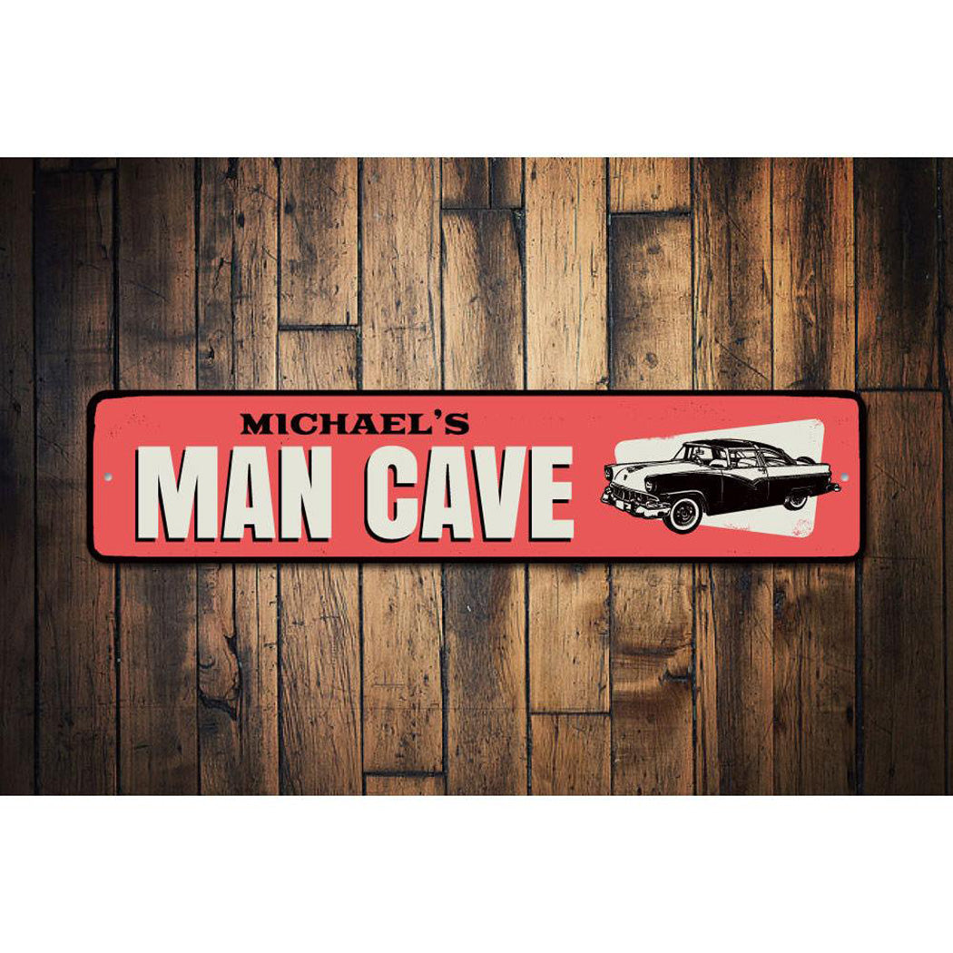 Car Man Cave Sign