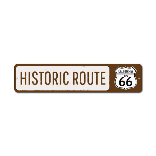 US Historic Route 66 Sign