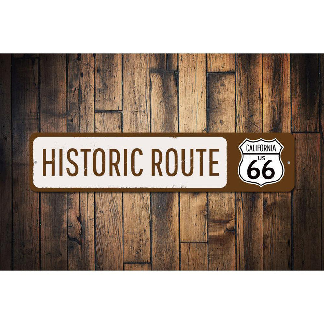 US Historic Route 66 Sign