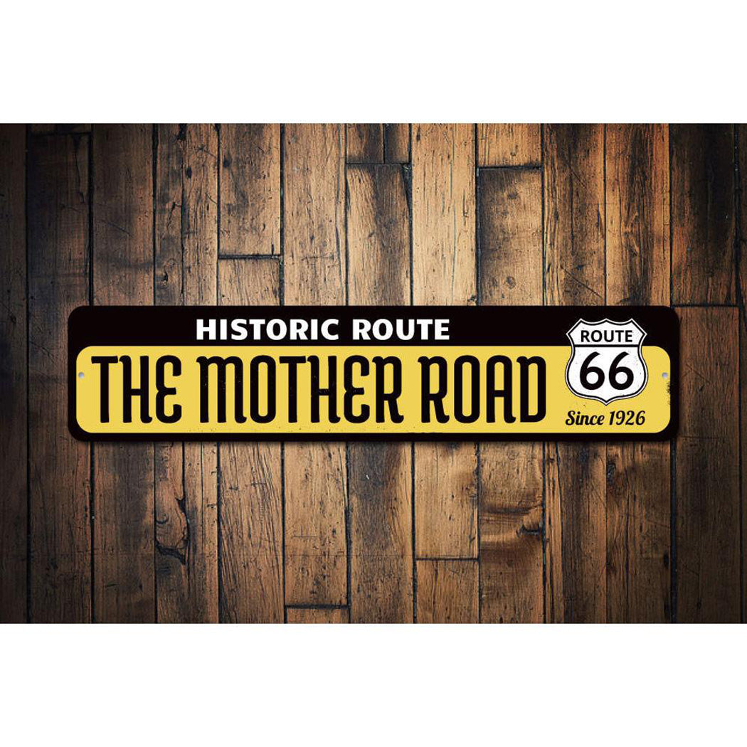 Mother Road Historic Route Sign