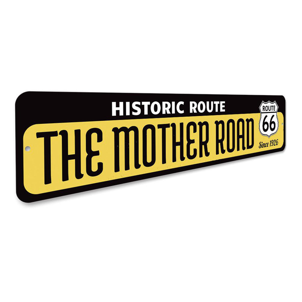 Mother Road Historic Route Sign