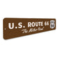 US Route 66 Sign