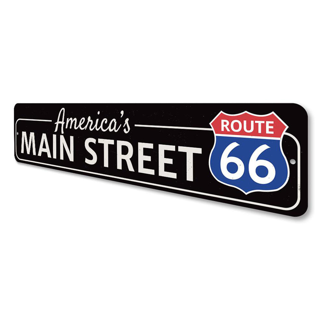 America's Main Street Route 66 Sign
