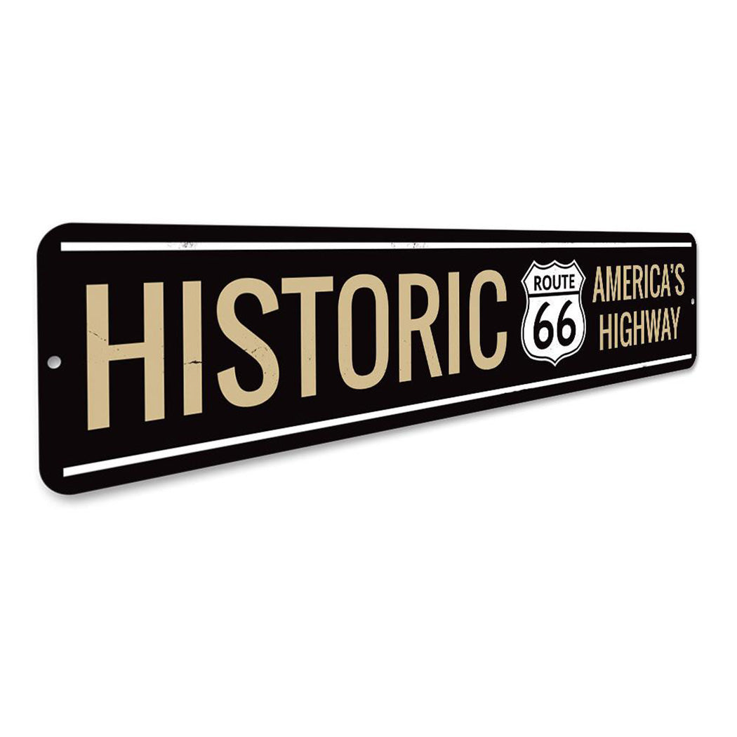 Historic America's Highway Route 66 Sign