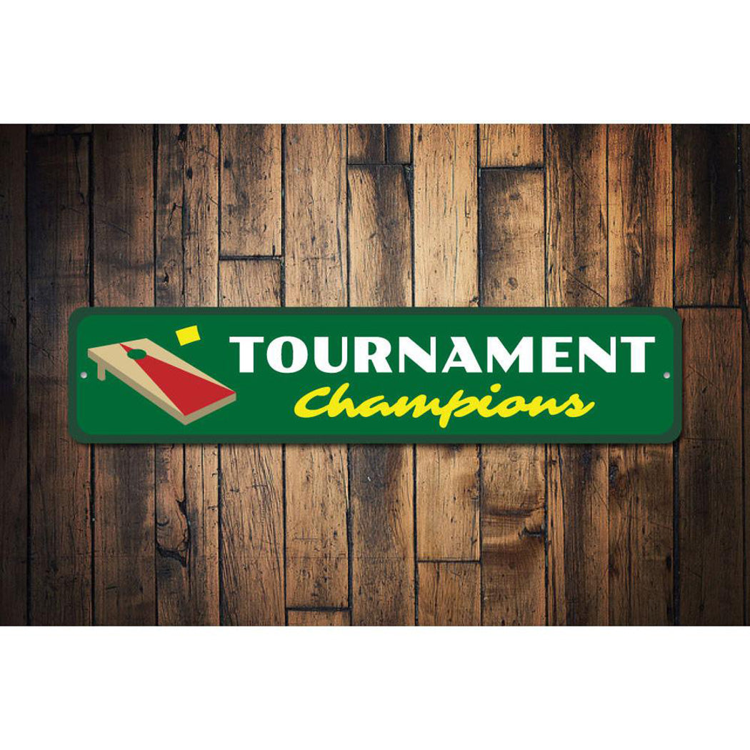 Cornhole Tournament Sign