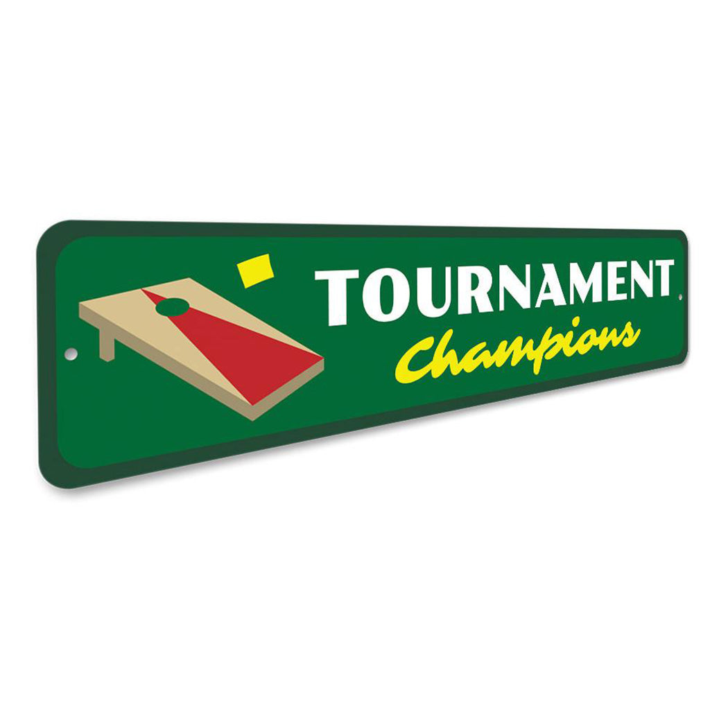 Cornhole Tournament Sign