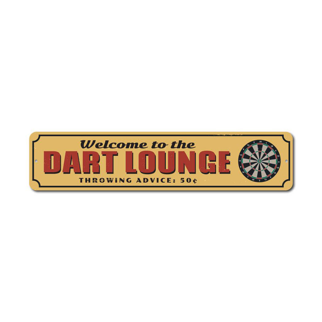 Dart Lounge Metal Sign