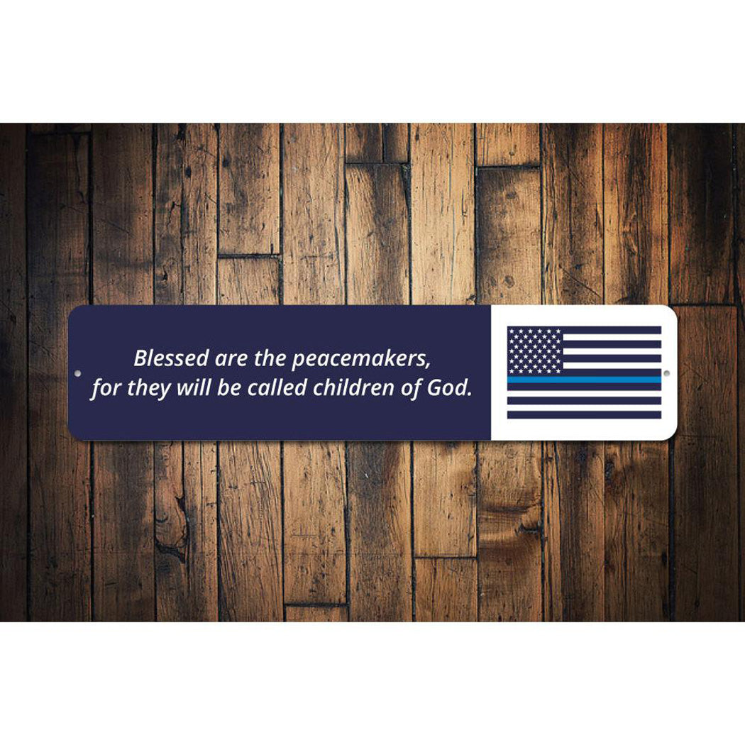 Blessed Peacemakers Flag Sign