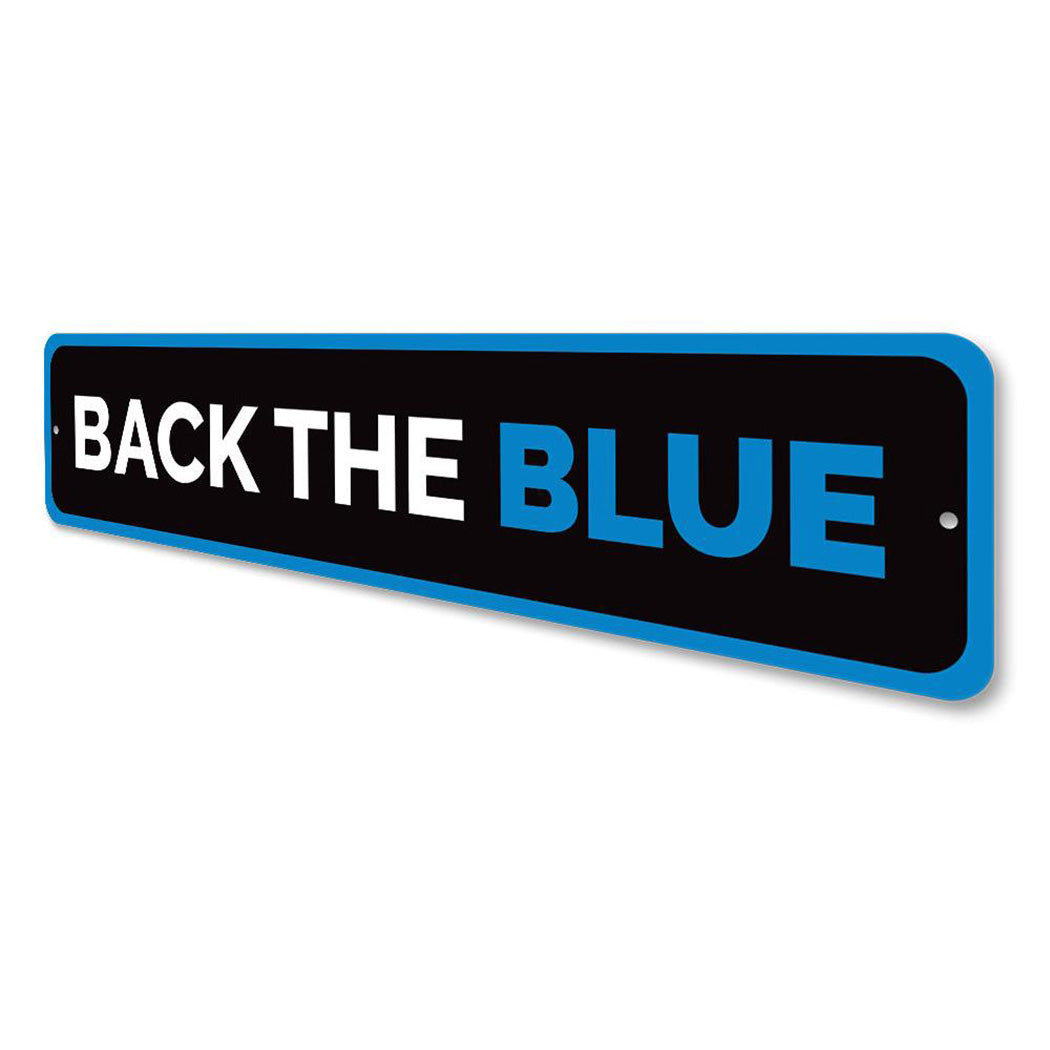 Back the Blue Sign