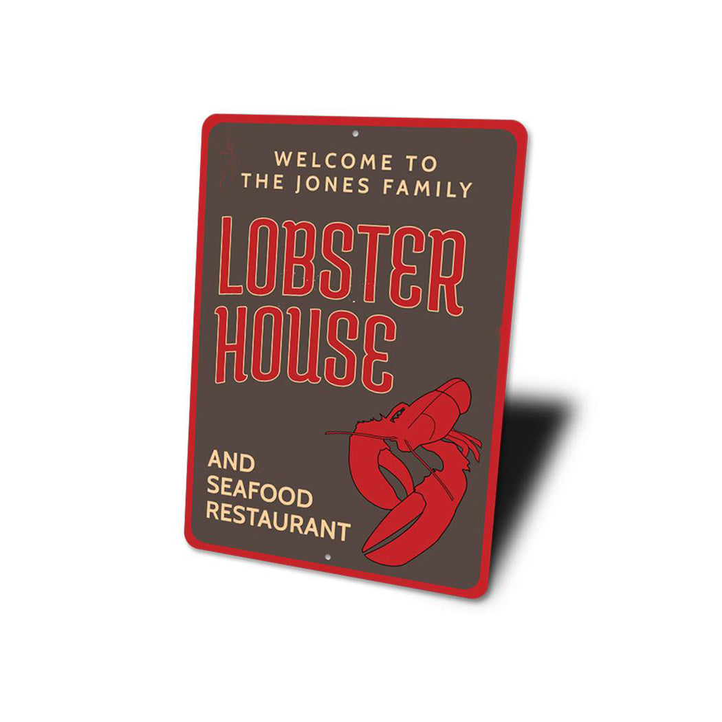 Welcome Lobster House Sign