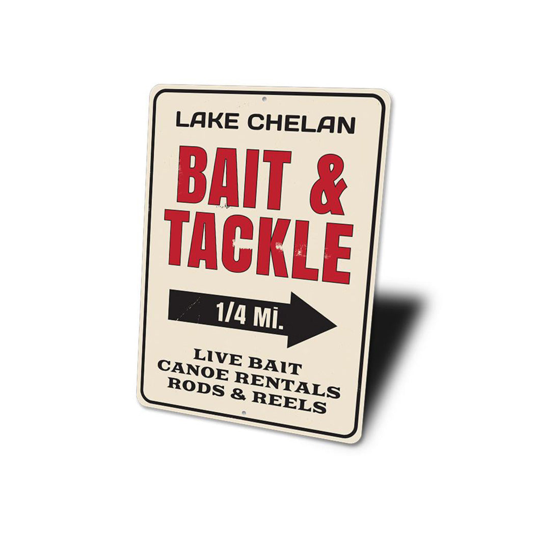 Bait & Tackle Mileage Sign