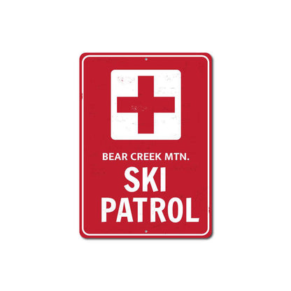 Ski Patrol Cross Sign