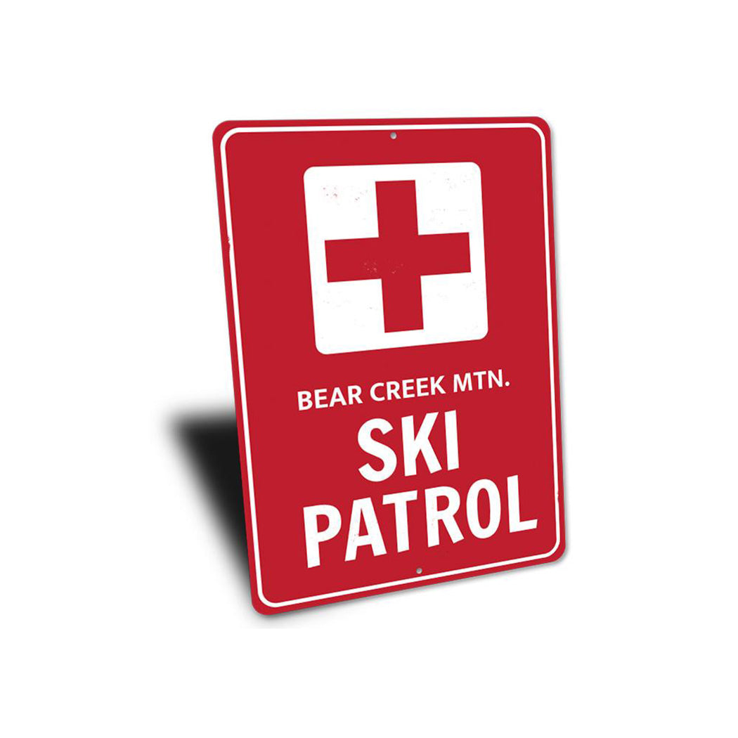 Ski Patrol Cross Sign