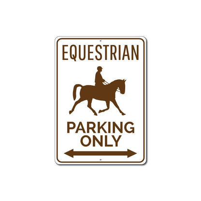 Equestrian Parking Sign