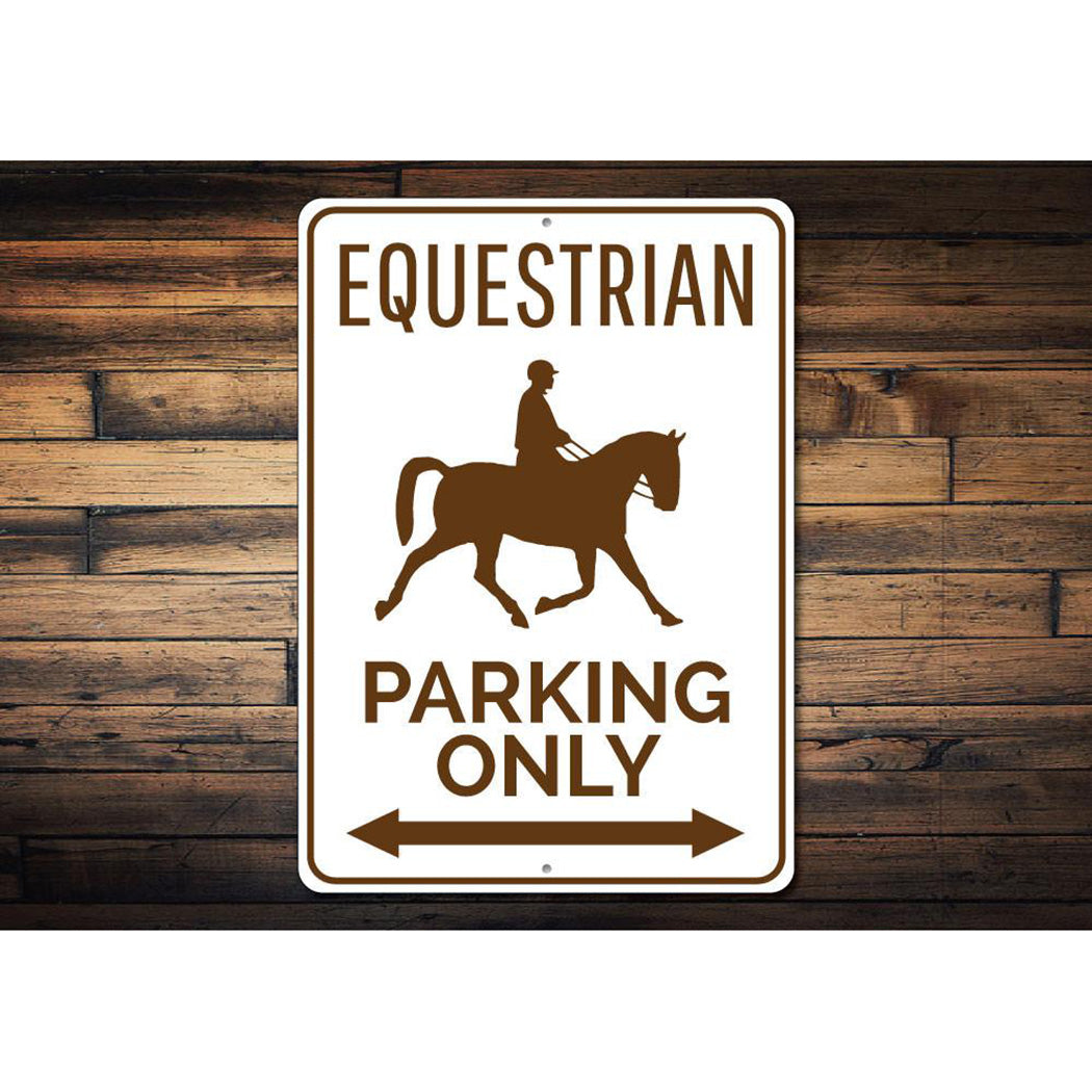 Equestrian Parking Sign