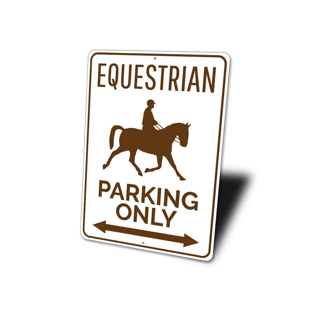 Equestrian Parking Sign