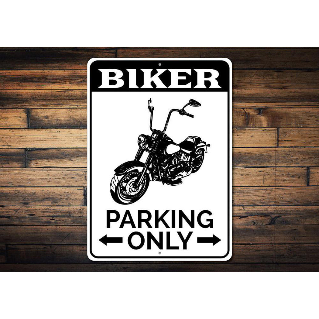 Biker Parking Sign