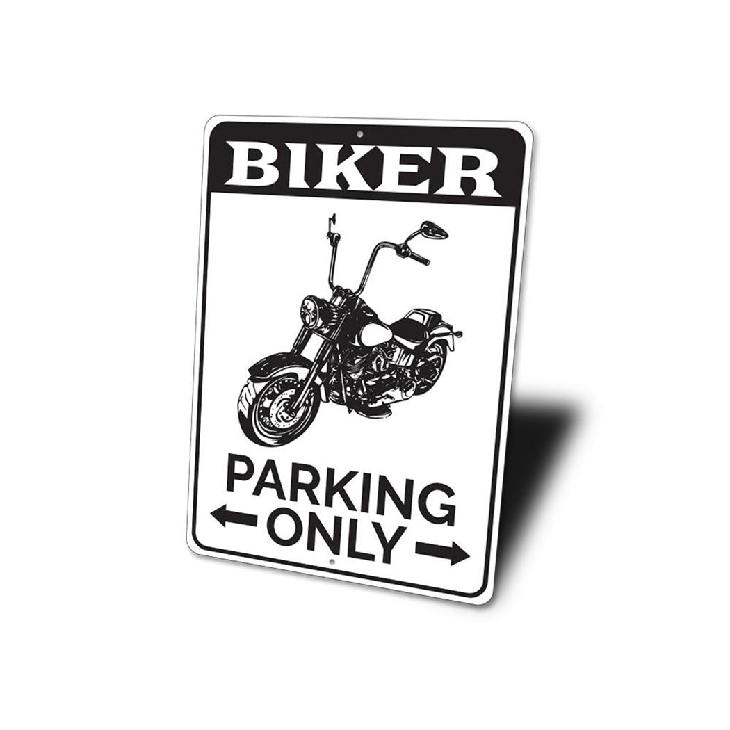 Biker Parking Sign