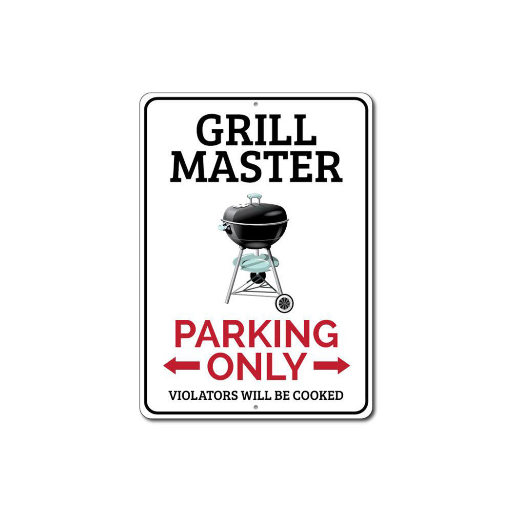 Grill Master Parking Sign