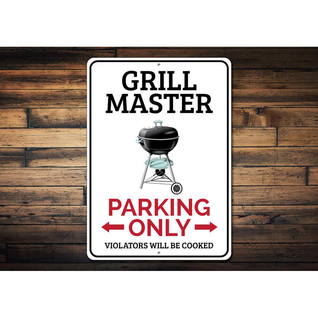 Grill Master Parking Sign