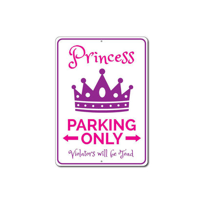 Princess Parking Sign