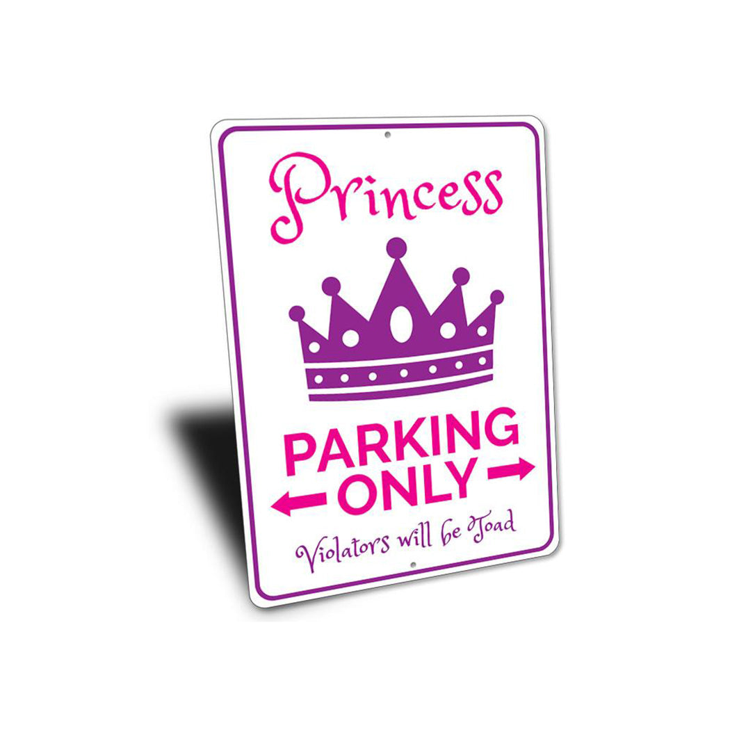 Princess Parking Sign