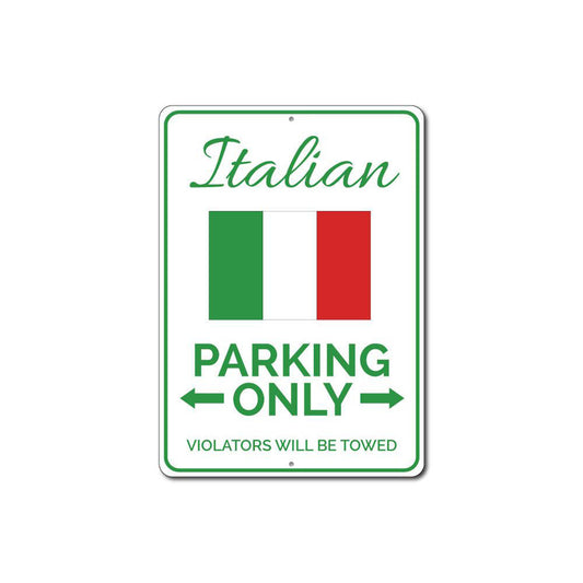Italian Parking Sign