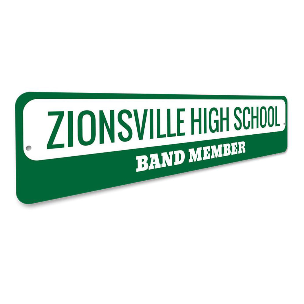 School Band Sign