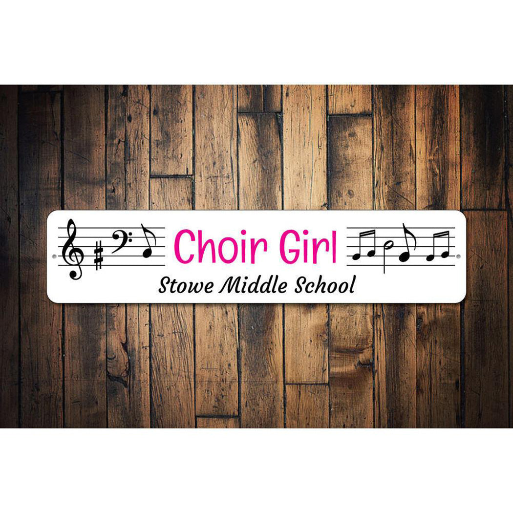 Choir Girl Sign