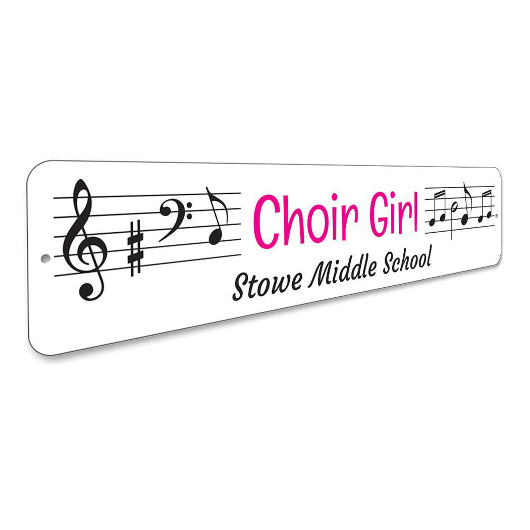 Choir Girl Sign