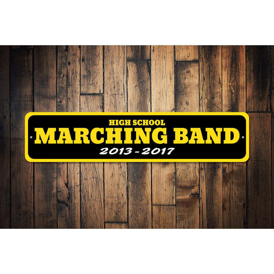 School Years Band Sign