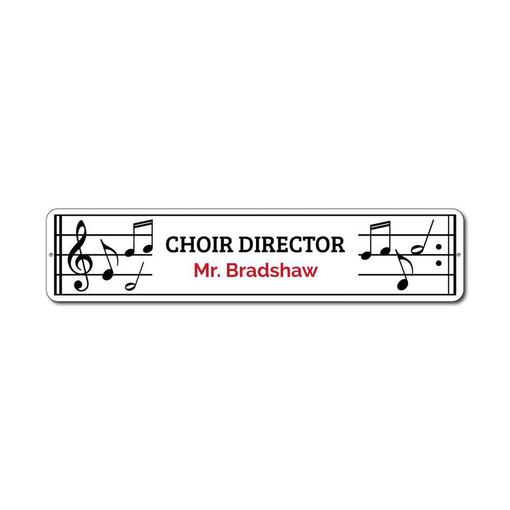 Choir Director Metal Sign