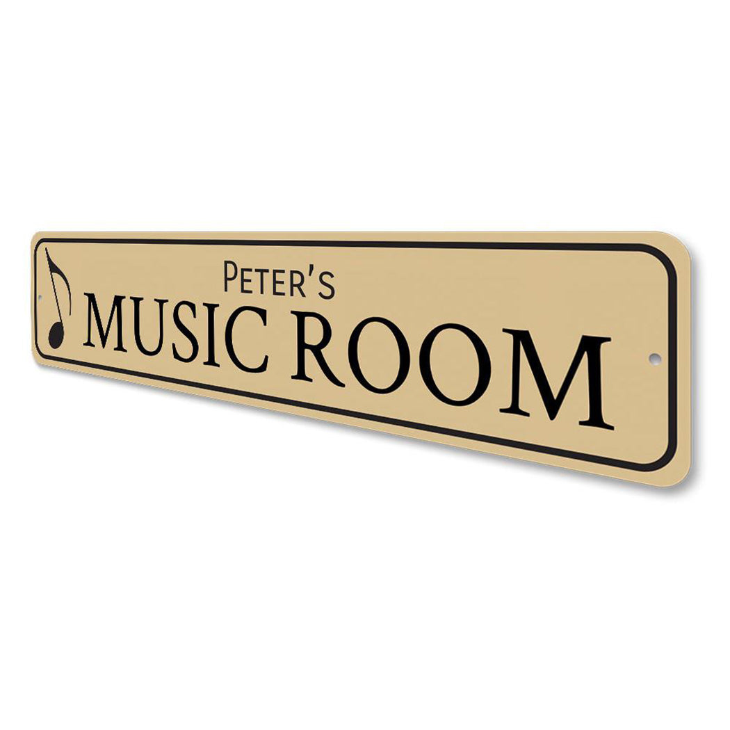 Music Room Name Sign