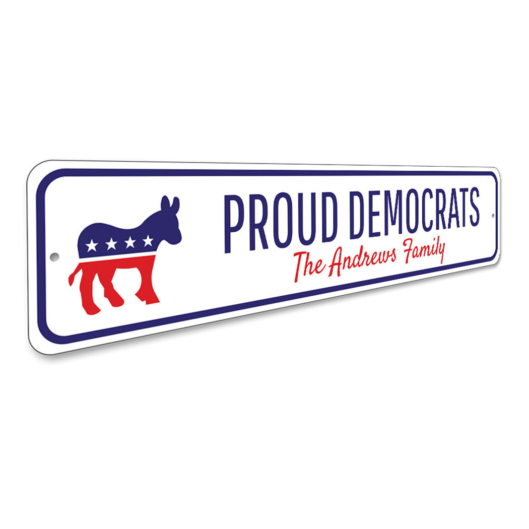 Democrat Family Sign