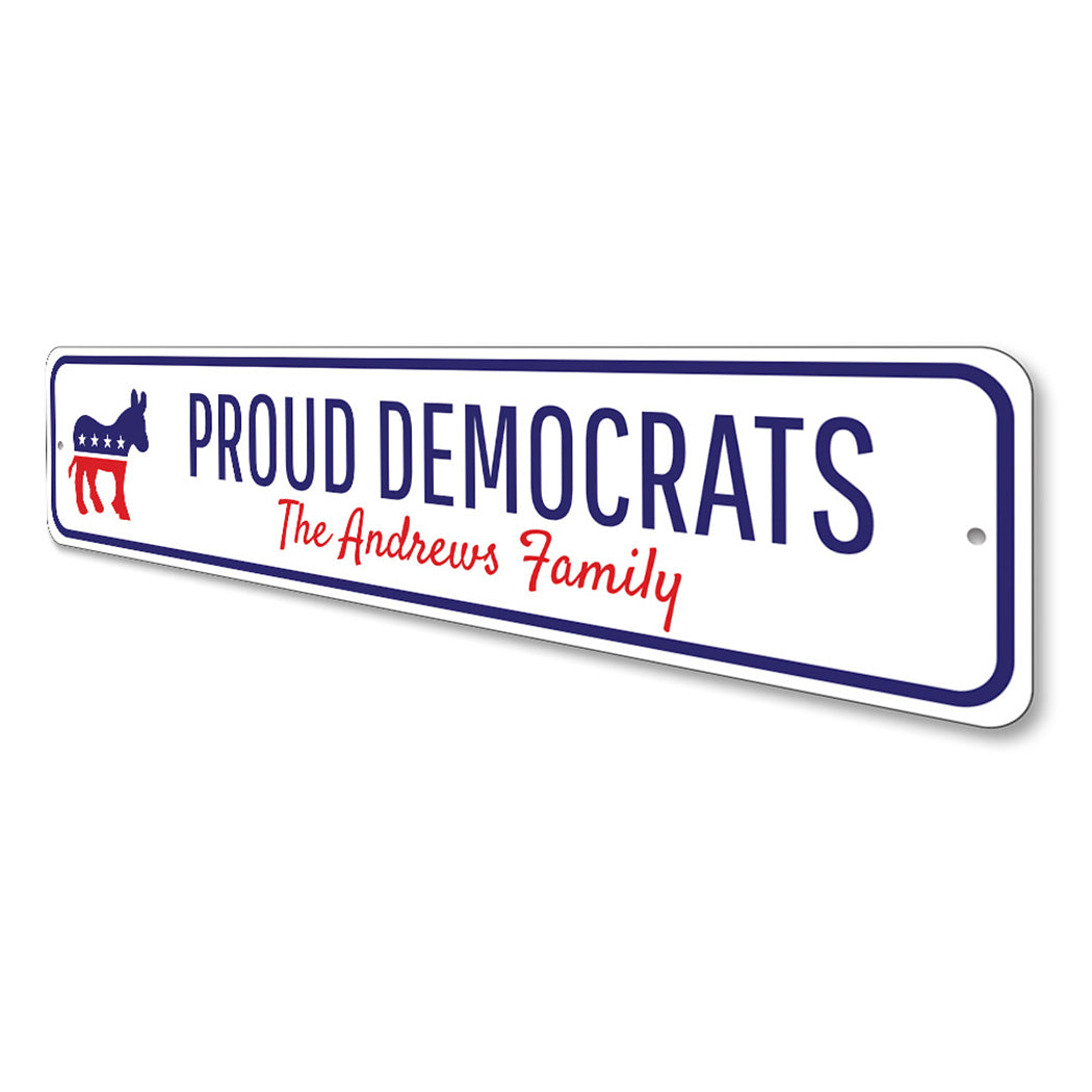 Democrat Family Sign